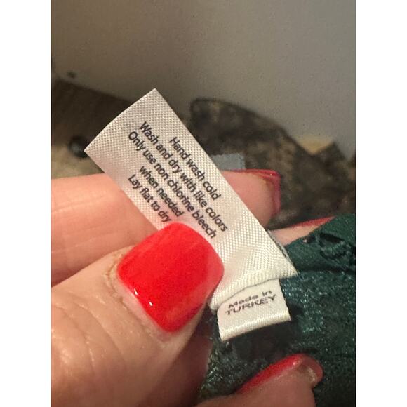 Else Women's Medium Green Baroque Geometric Print Lingerie High Waist Briefs - Picture 6 of 7